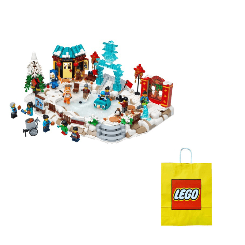 Конструктор LEGO Новогодняя коллекция: Ледяные здания (80109) - Boxette Shop
